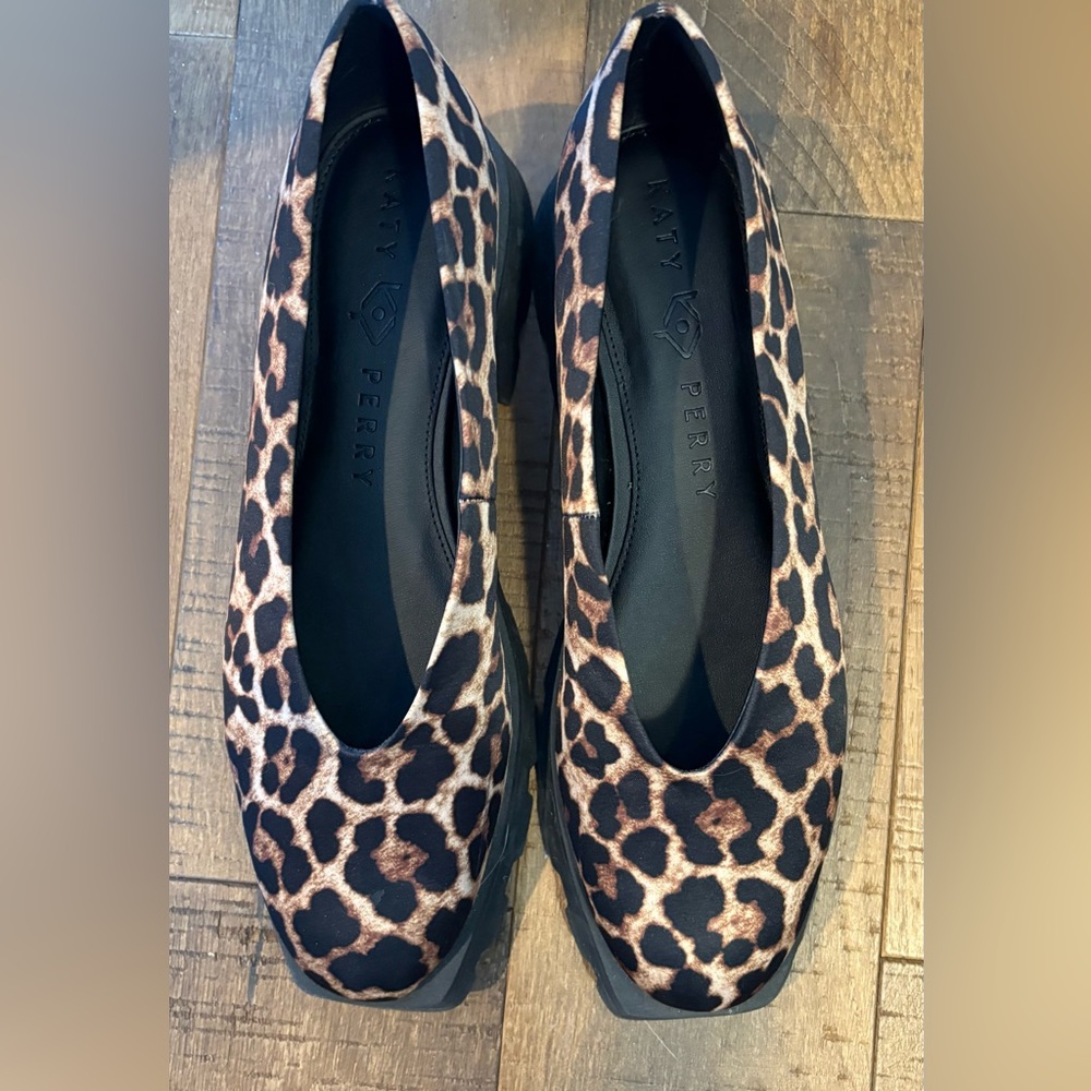 Katy Perry Collections Leopard Print Flats - Brown & Black - Picture 5 of 8